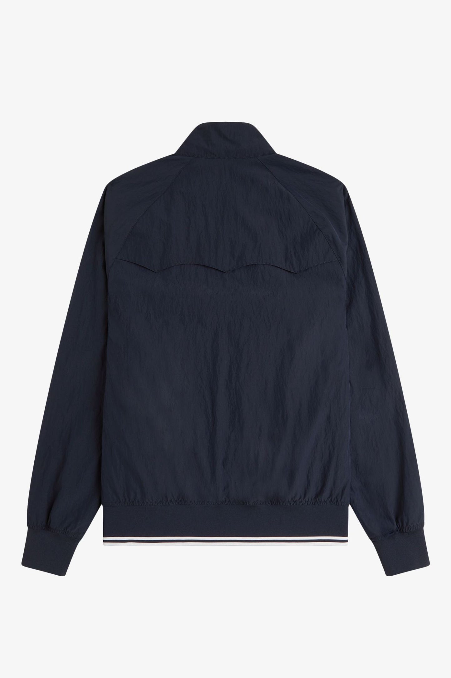 Fred Perry - CRINKLE HARRINGTON JACKET - Navy