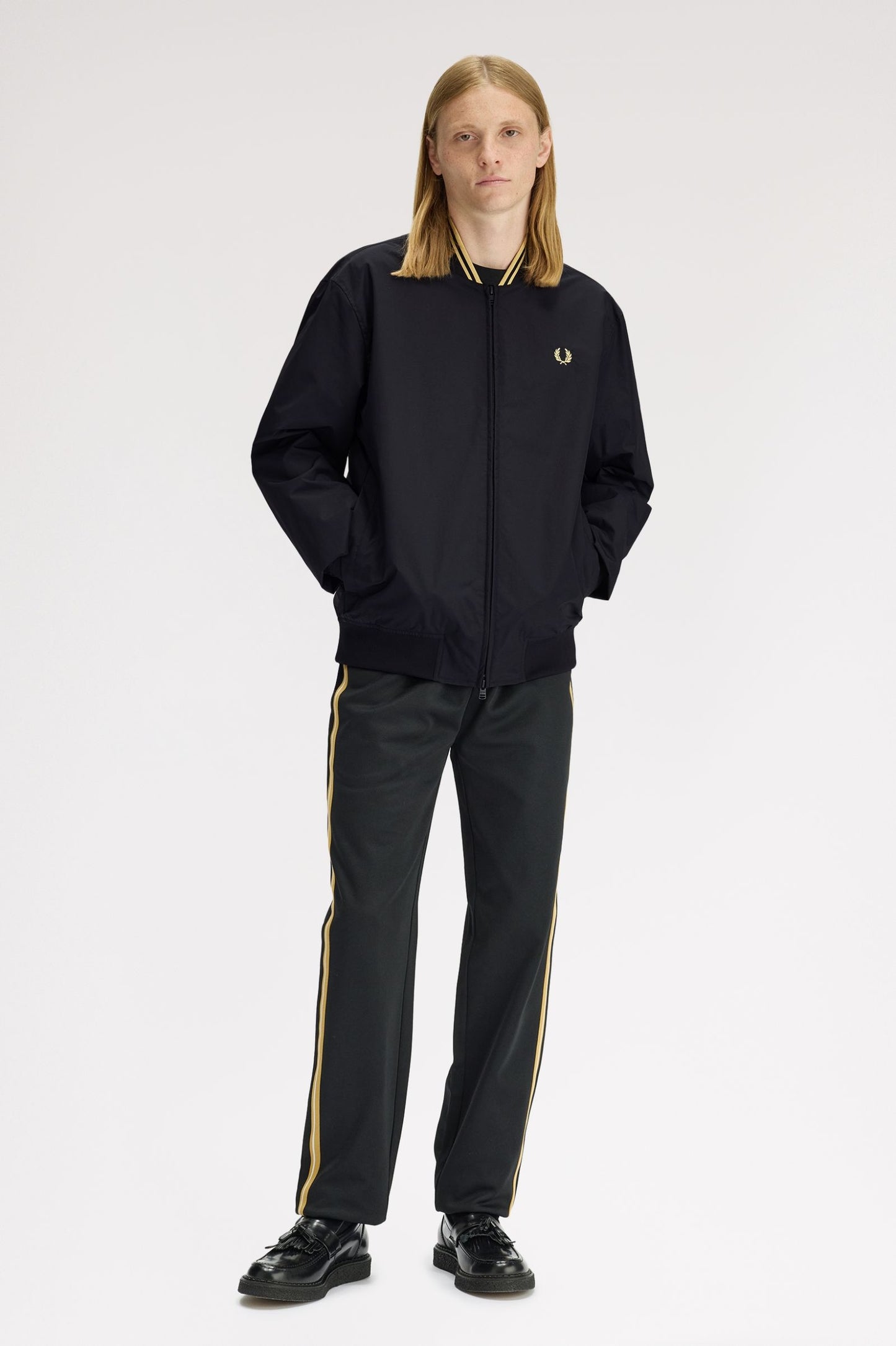 Fred Perry - BRENTHAM BOMBER JACKET - Black