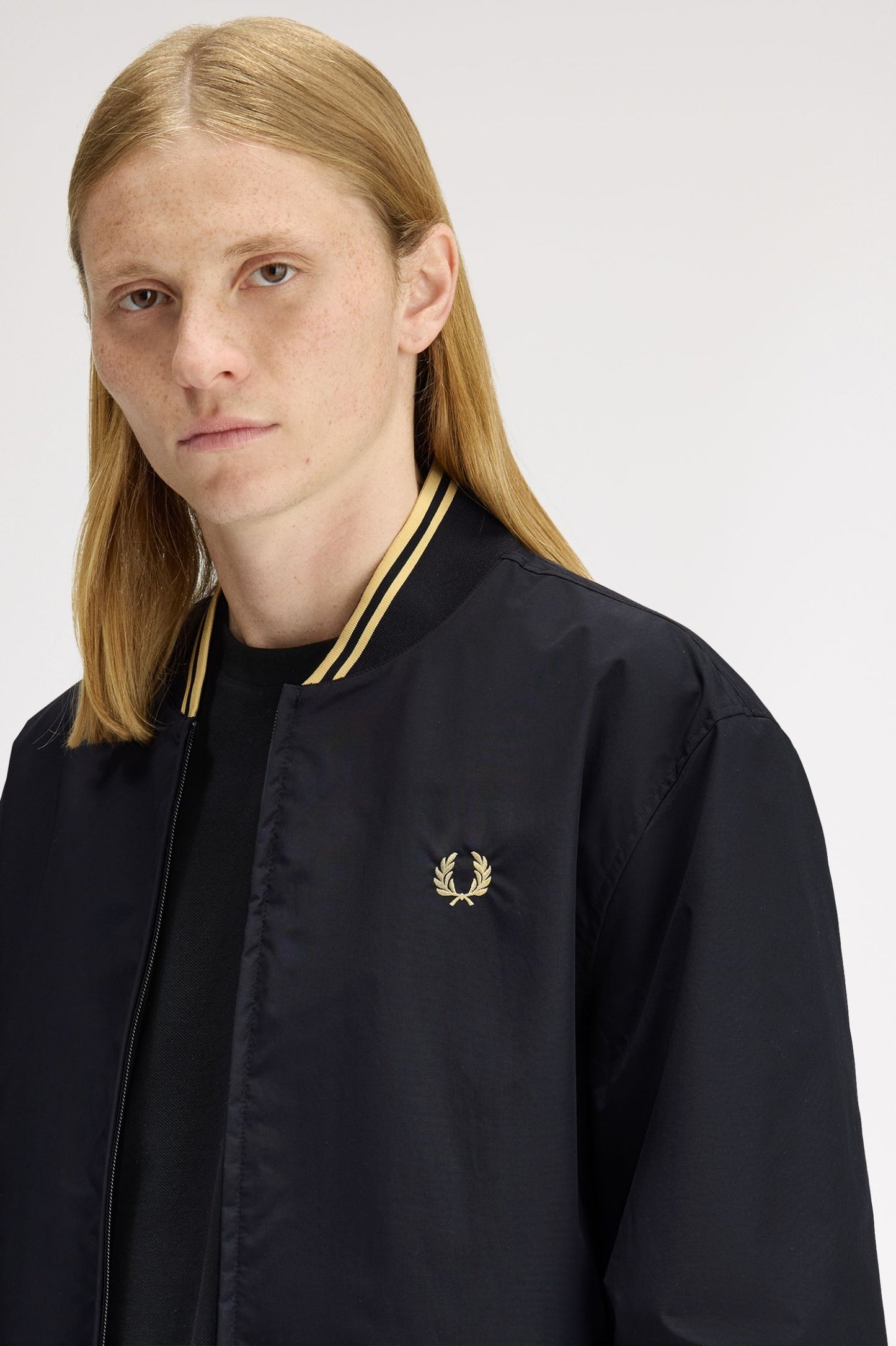 Fred Perry - BRENTHAM BOMBER JACKET - Black