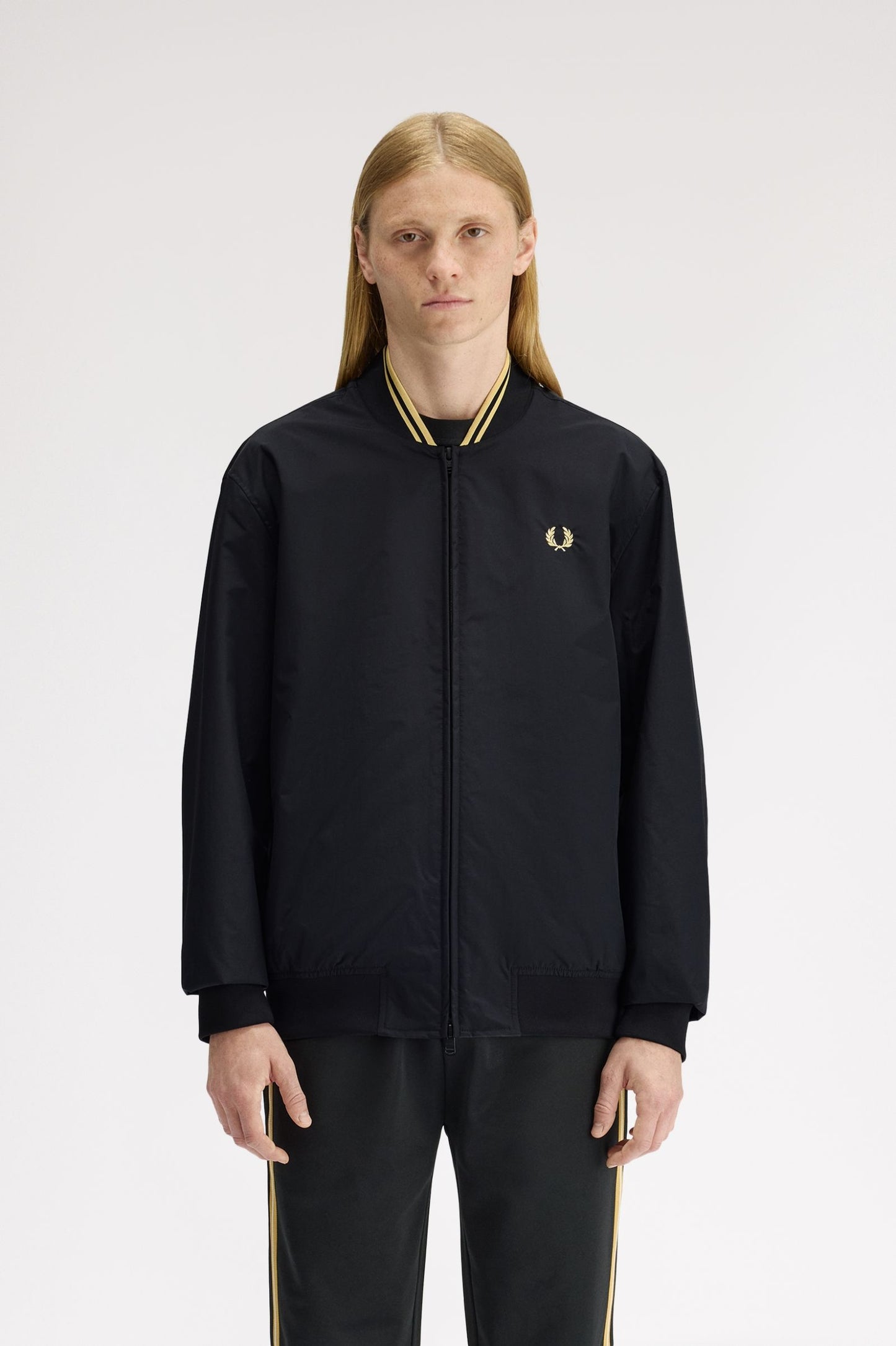 Fred Perry - BRENTHAM BOMBER JACKET - Black