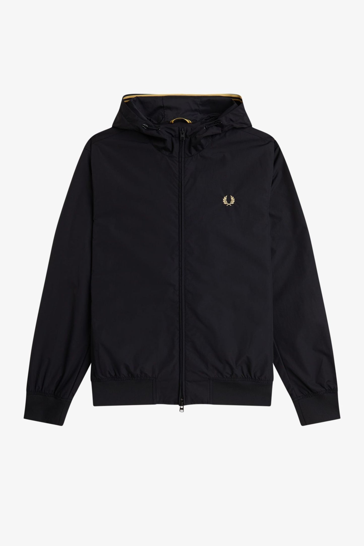 Fred Perry - HOODED BRENTHAM JACKET - Black