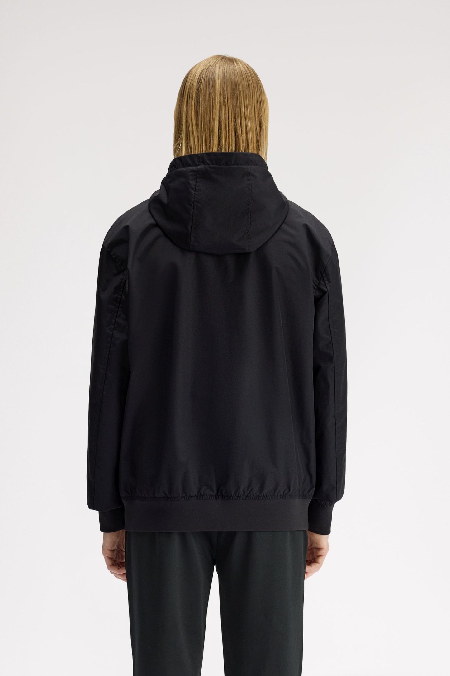 Fred Perry - HOODED BRENTHAM JACKET - Black