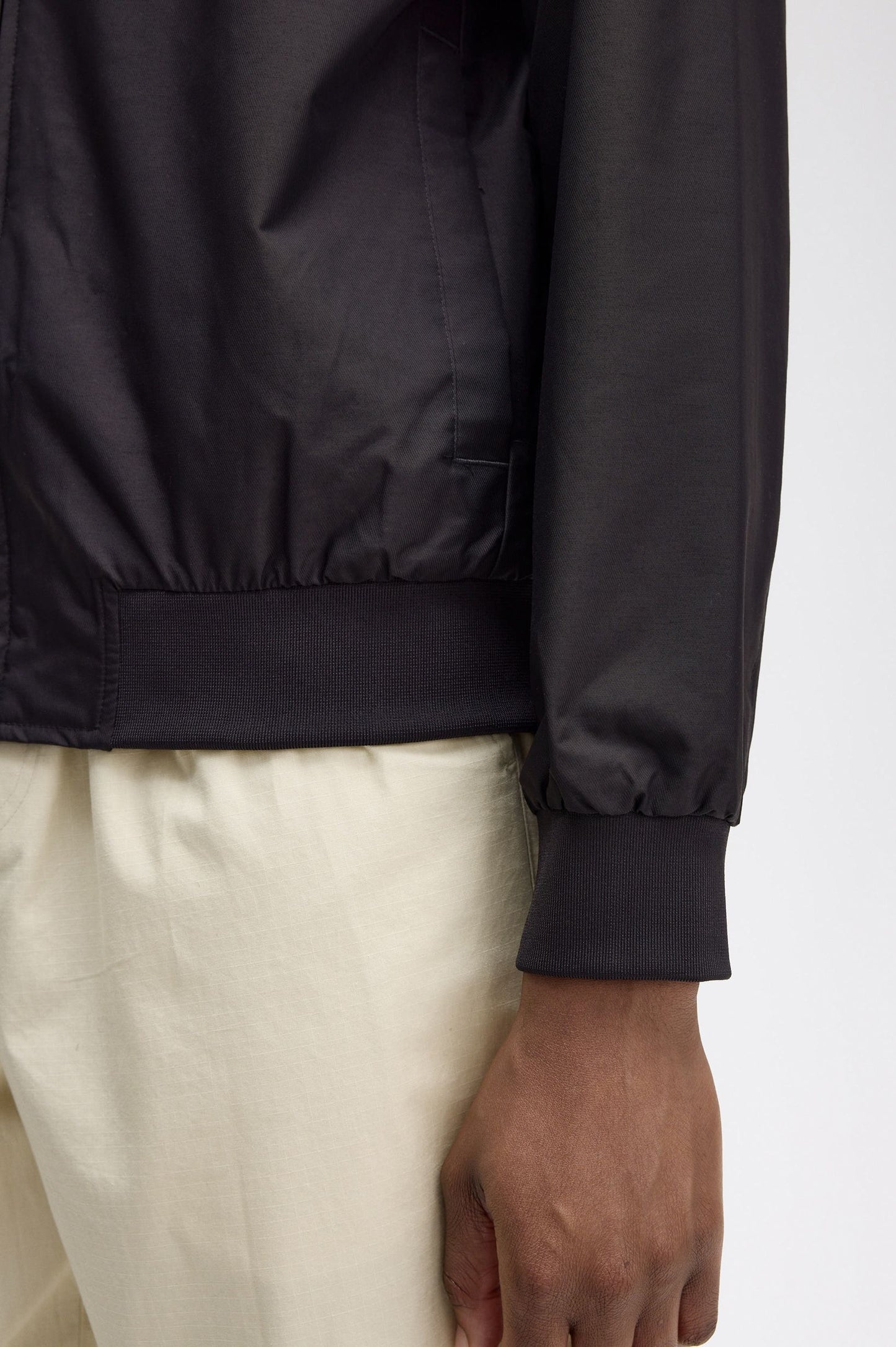 Fred Perry - BRENTHAM JACKET - Black/Champagner