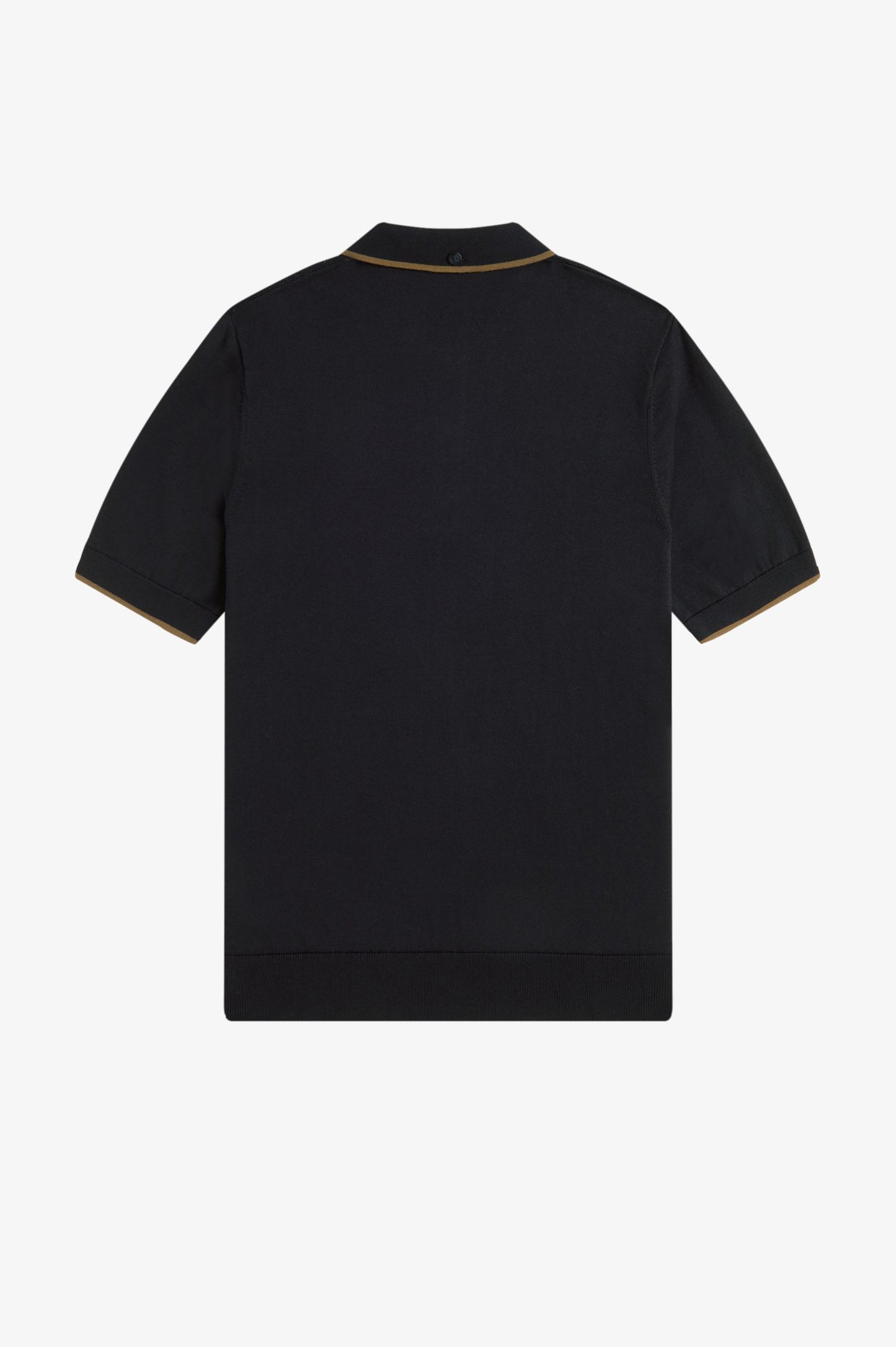 Fred Perry - PIQUÈ STRICKHEMD - Black