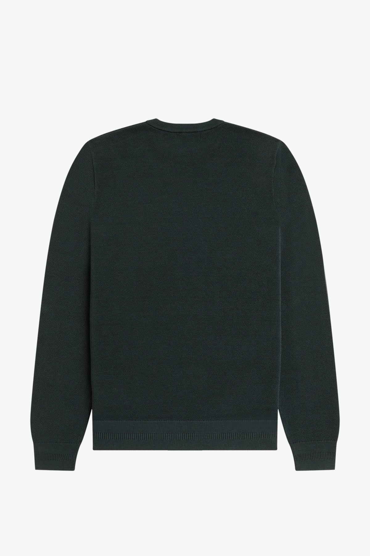 Fred Perry - PIQUE STITCH JUMPER - Night Green