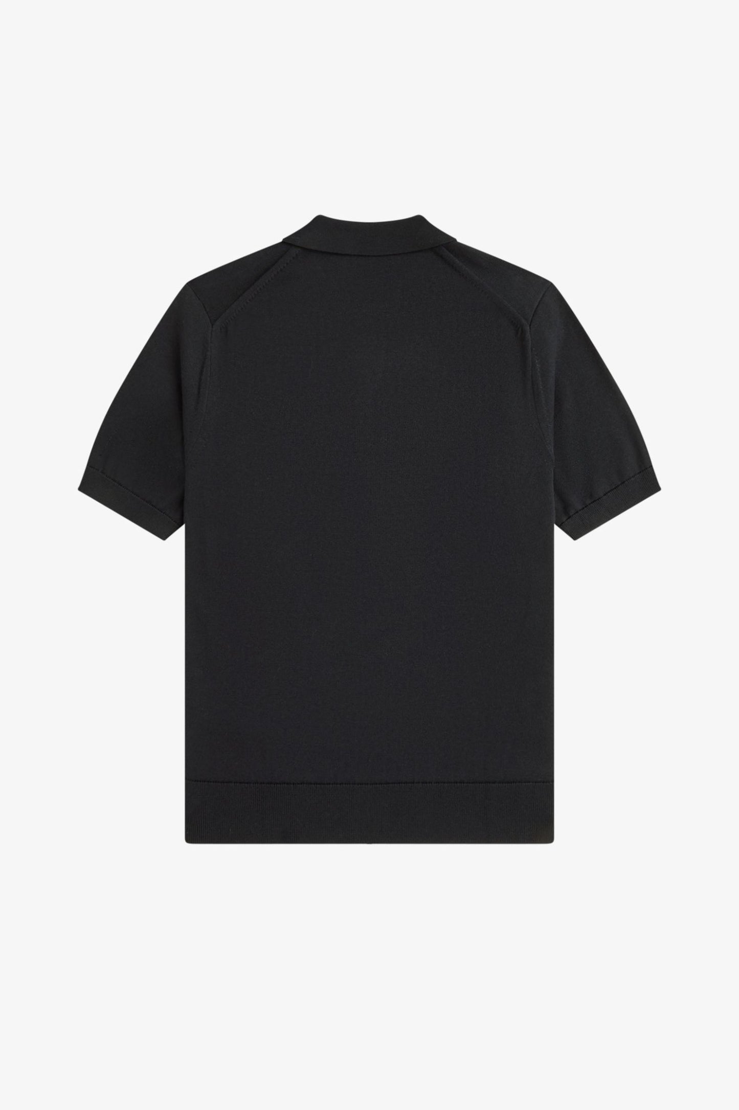 Fred Perry - SUPIMA COTTON KNITTED SHIRT - Black