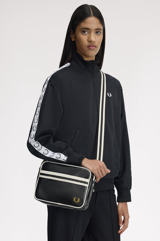 Fred Perry - CLASSIC MINI SHOULDER BAG - Black/Ecru