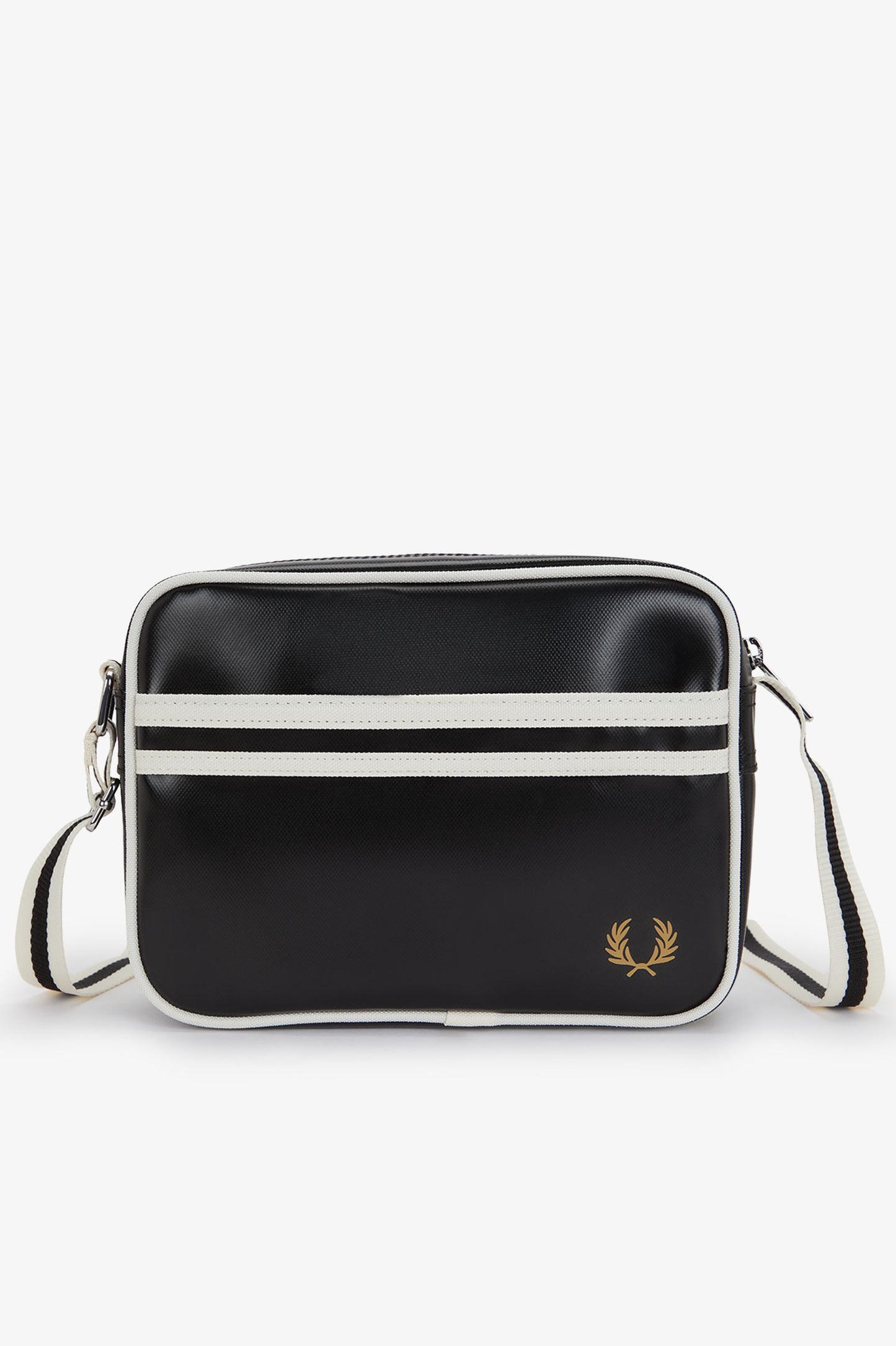 Fred Perry - CLASSIC MINI SHOULDER BAG - Black/Ecru