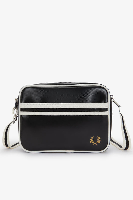 Fred Perry - CLASSIC MINI SHOULDER BAG - Black/Ecru