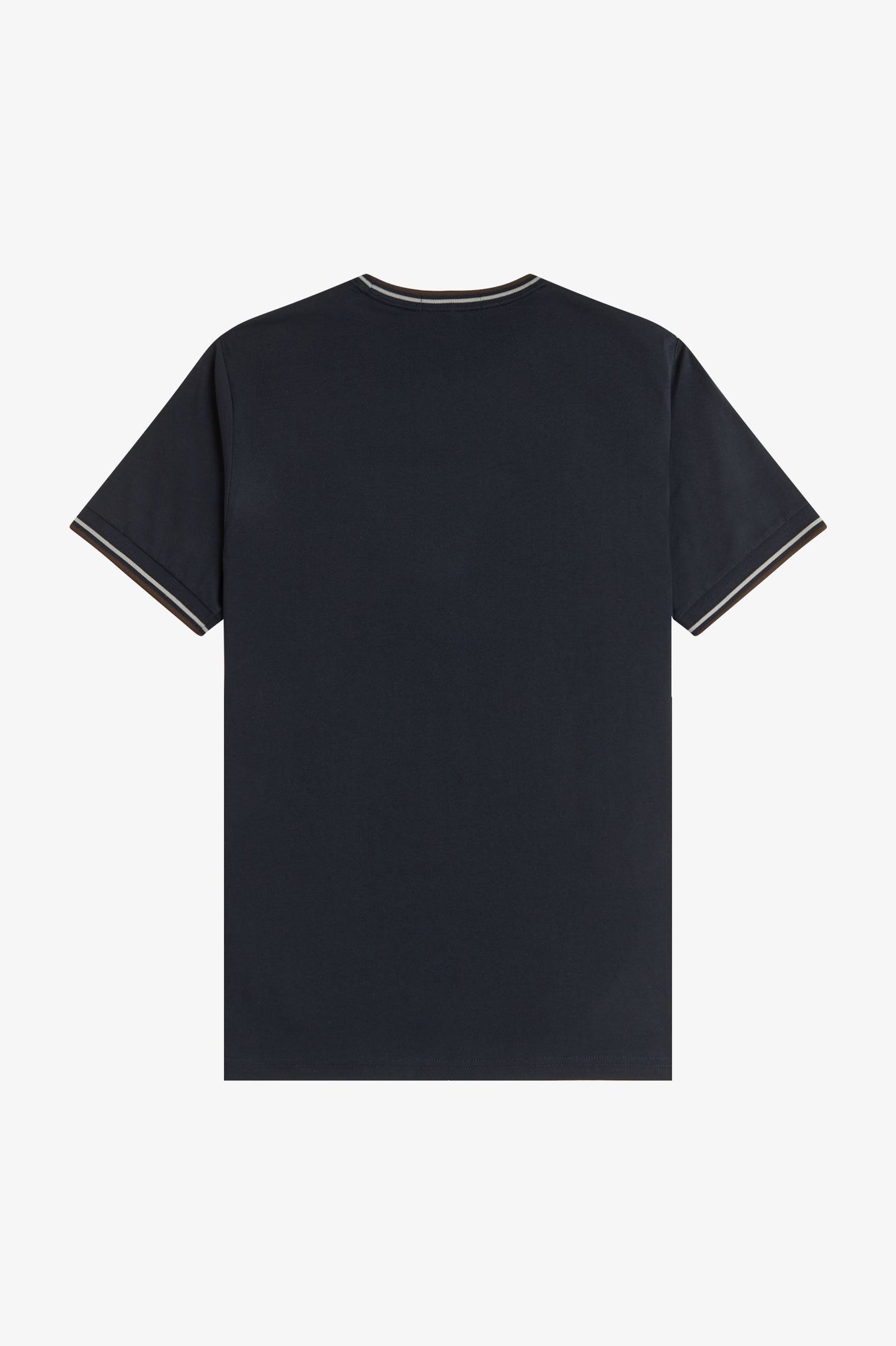 Fred Perry - TWIN TIPPED T-SHIRT - Navy/Warmoat/Browntobacco
