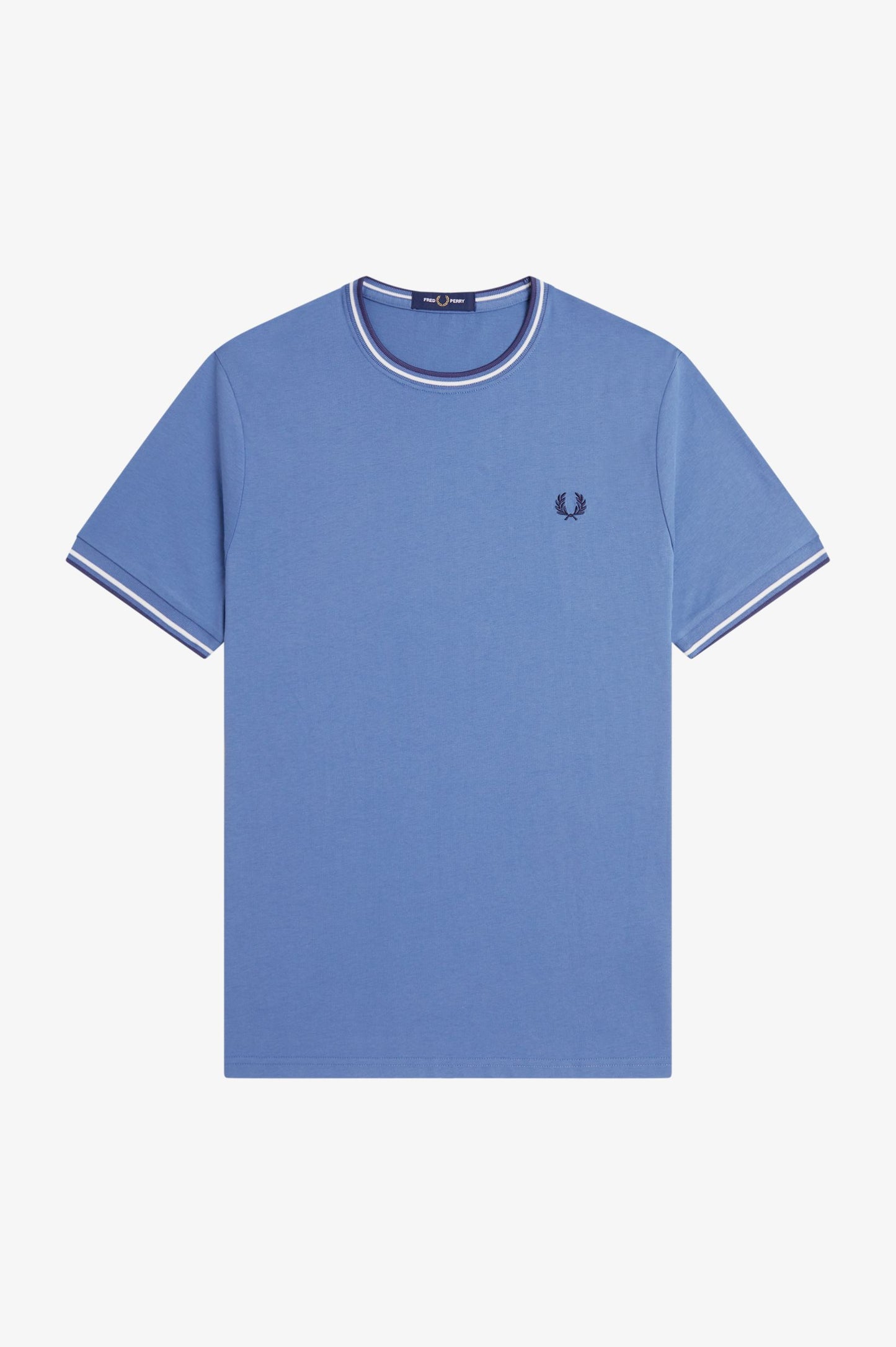 Fred Perry - TWIN TIPPED T-SHIRT - Ace Blue/Snow White/Tennisball Blue
