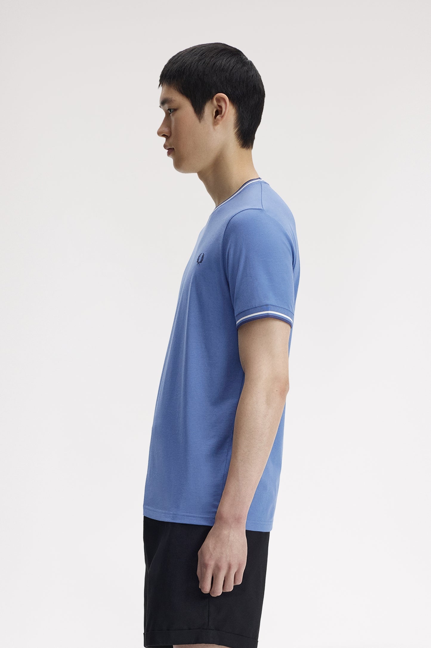 Fred Perry - TWIN TIPPED T-SHIRT - Ace Blue/Snow White/Tennisball Blue
