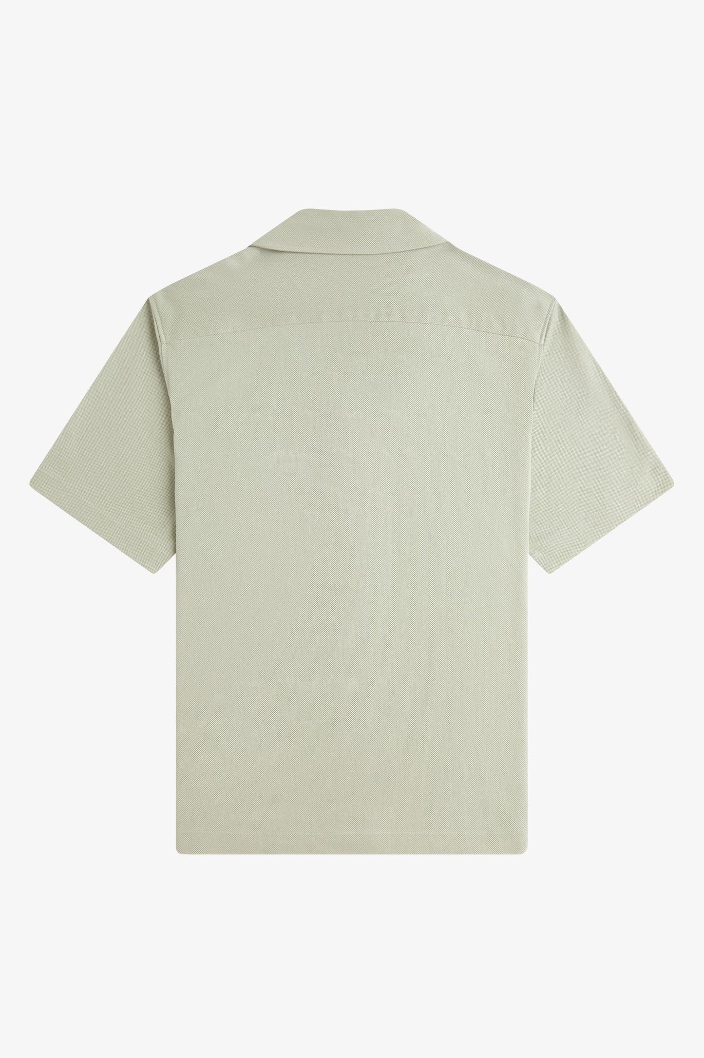 Fred Perry - COMPRESS MESH REVERE COLLAR SHIRT - Seagrass