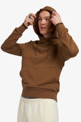 Fred Perry - TIPPED HOODED SWEATSHIRT -