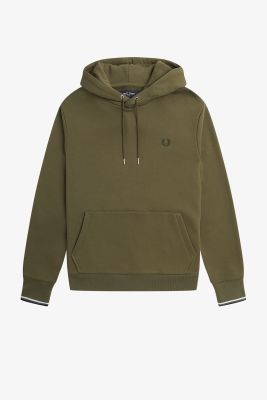 Fred Perry - TIPPED HOODED SWEATSHIRT -