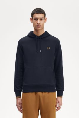 Fred Perry - TIPPED HOODED SWEATSHIRT -