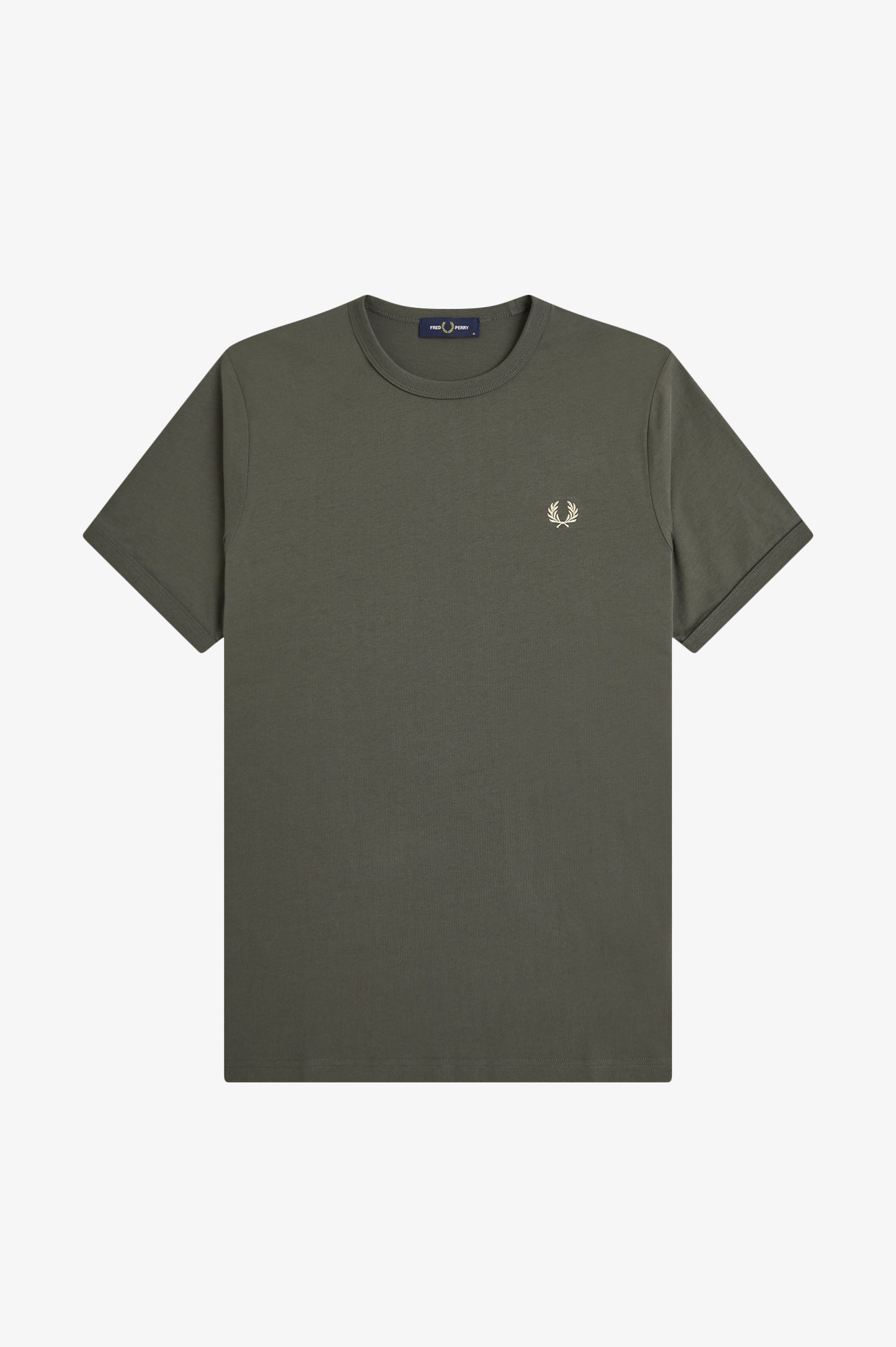 Fred Perry - RINGER T-SHIRT - Field Green