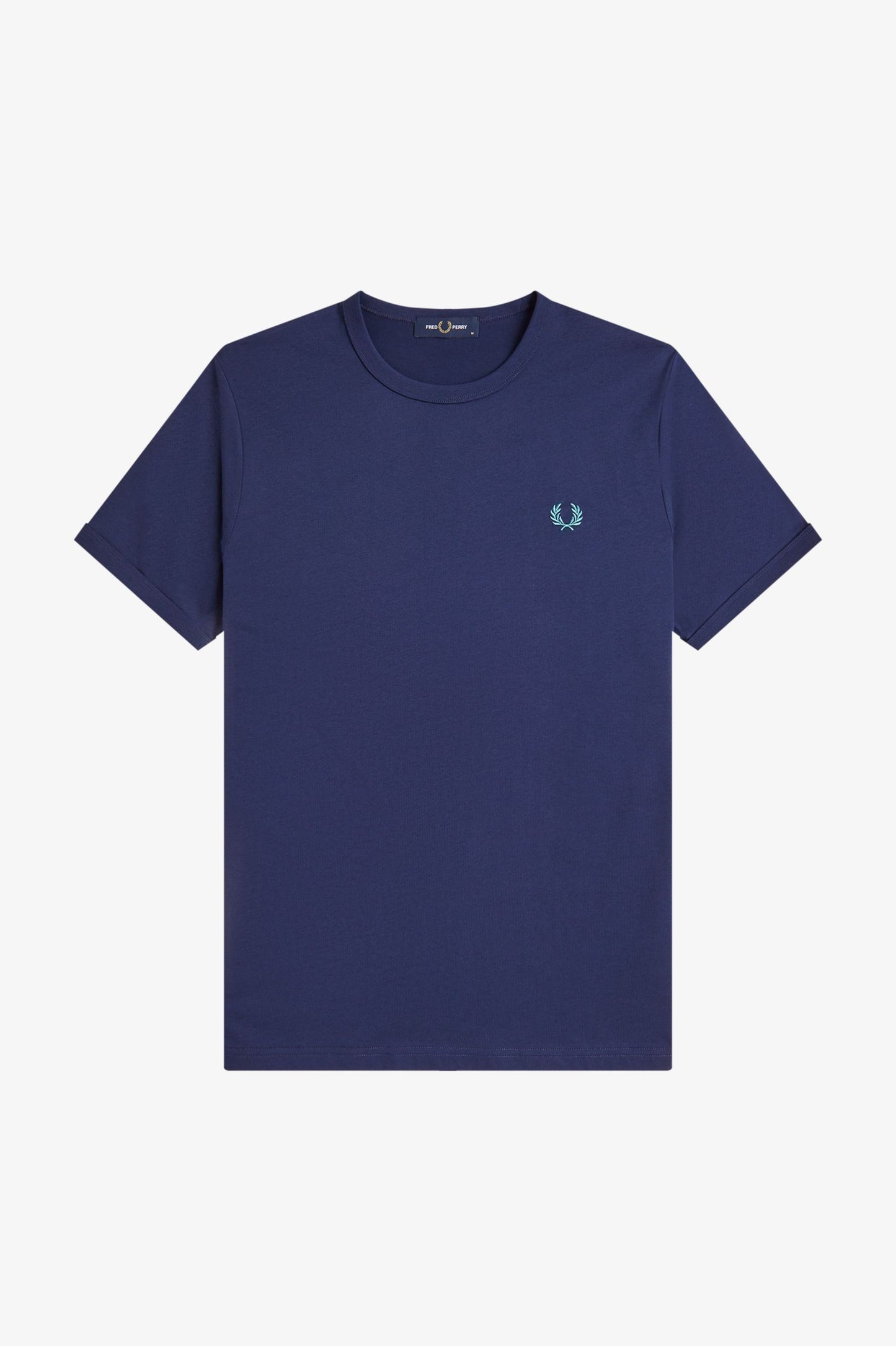 Fred Perry - RINGER T-SHIRT - Tennis Blue