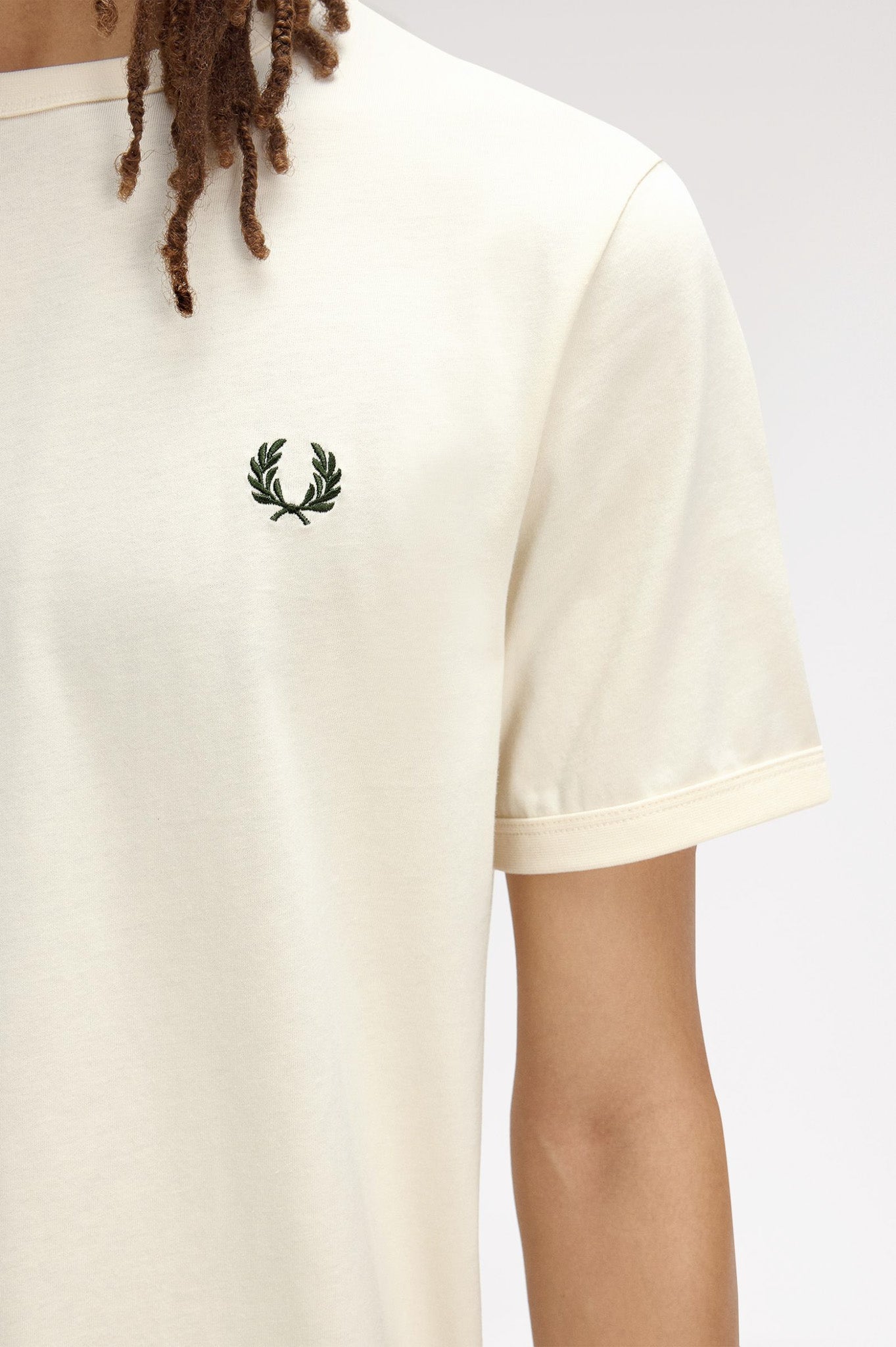 Fred Perry - RINGER T-SHIRT - Ecru