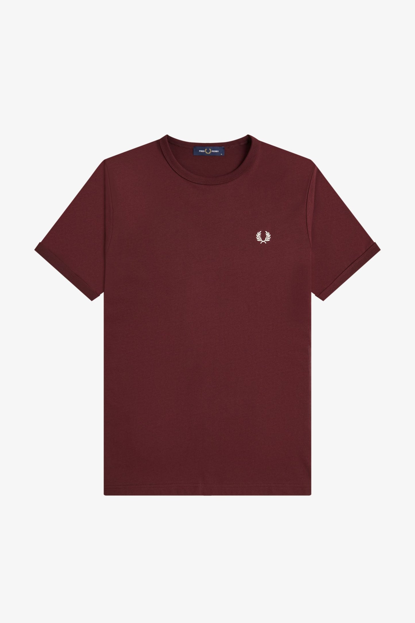 Fred Perry - RINGER T-SHIRT - Oxblood