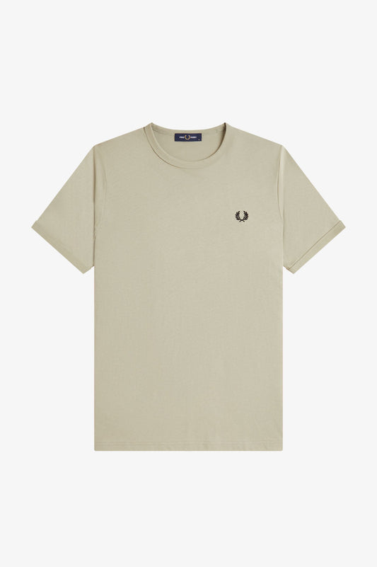 Fred Perry - RINGER T-SHIRT - Seagrass