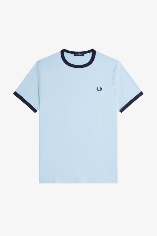 Fred Perry - RINGER T-SHIRT - Blue/Navy