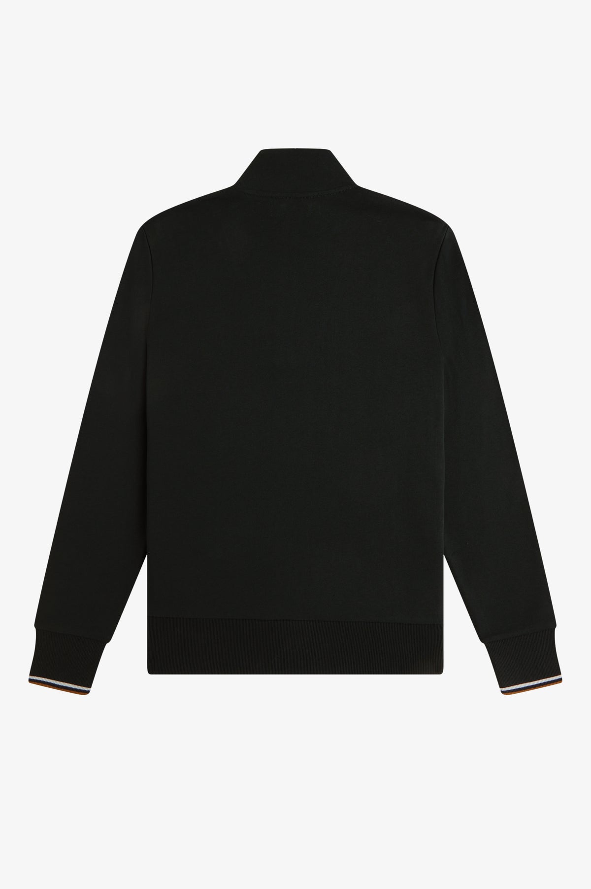 Fred Perry - HALF ZIP SWEATSHIRT - Night Green/Dusky Blue/Dark Caramel