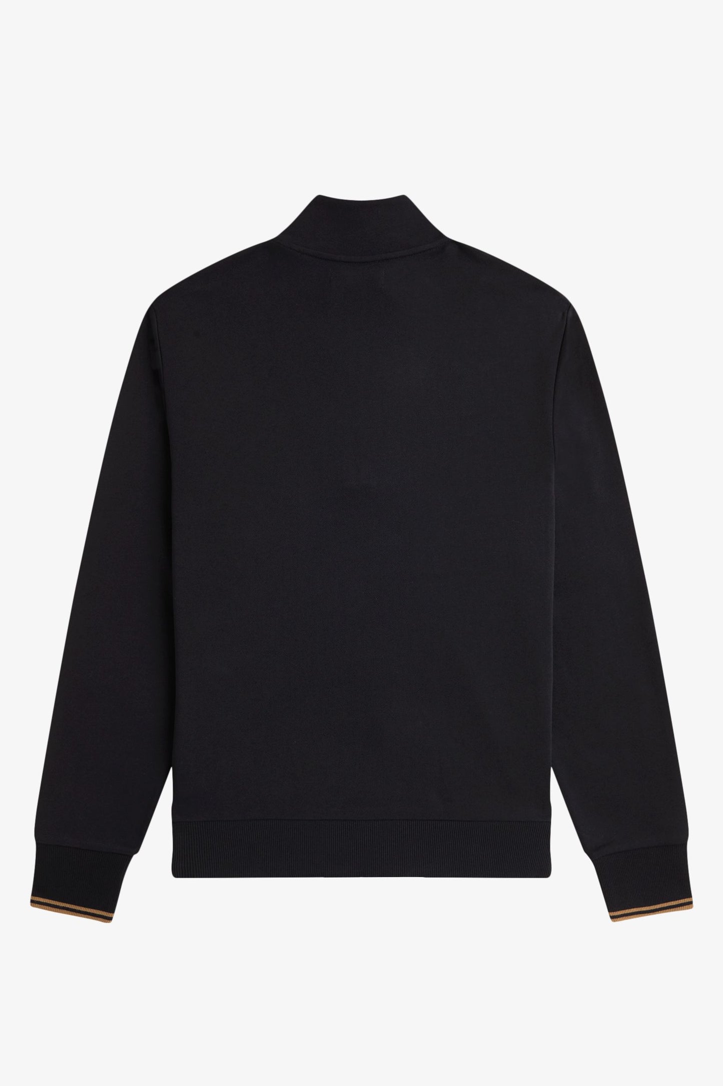 Fred Perry - HALF ZIP SWEATSHIRT - Black/Shadedstone