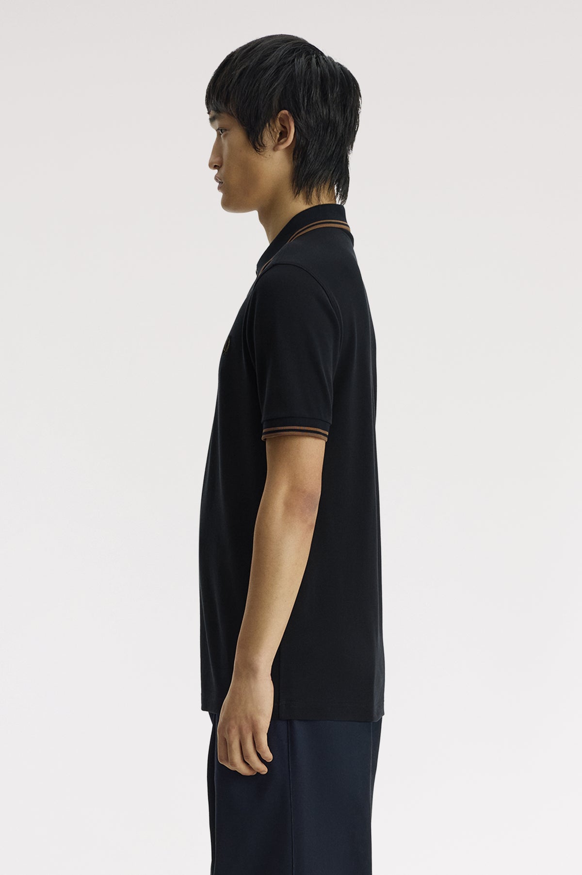 Fred Perry - TWIN TIPPED POLO SHIRT - Navy/Bronze