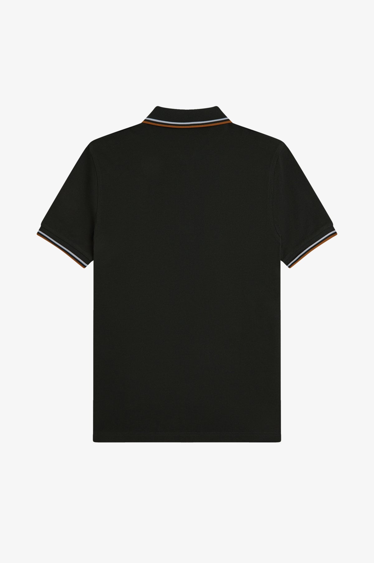 Fred Perry - TWIN TIPPED POLO SHIRT - Night Green/Dusky Blue/Dark Caramel