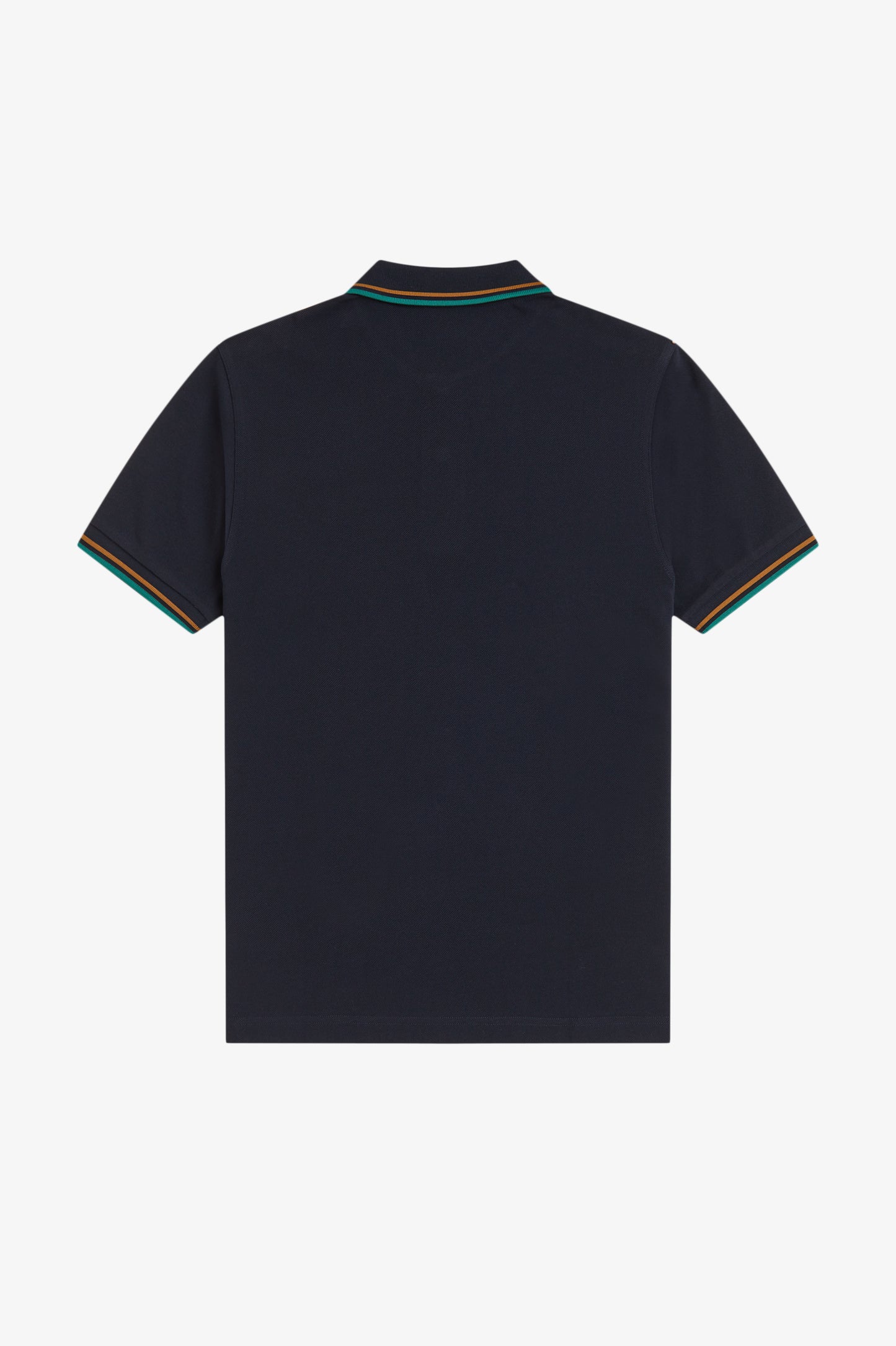 Fred Perry - TWIN TIPPED FRED PERRY SHIRT - Navy/Dark Caramel/Sport Green