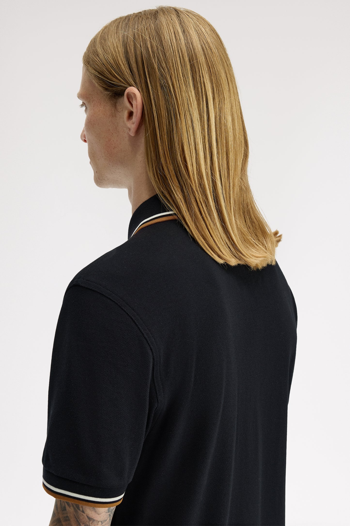 Fred Perry - TWIN TIPPED FRED PERRY SHIRT - Black