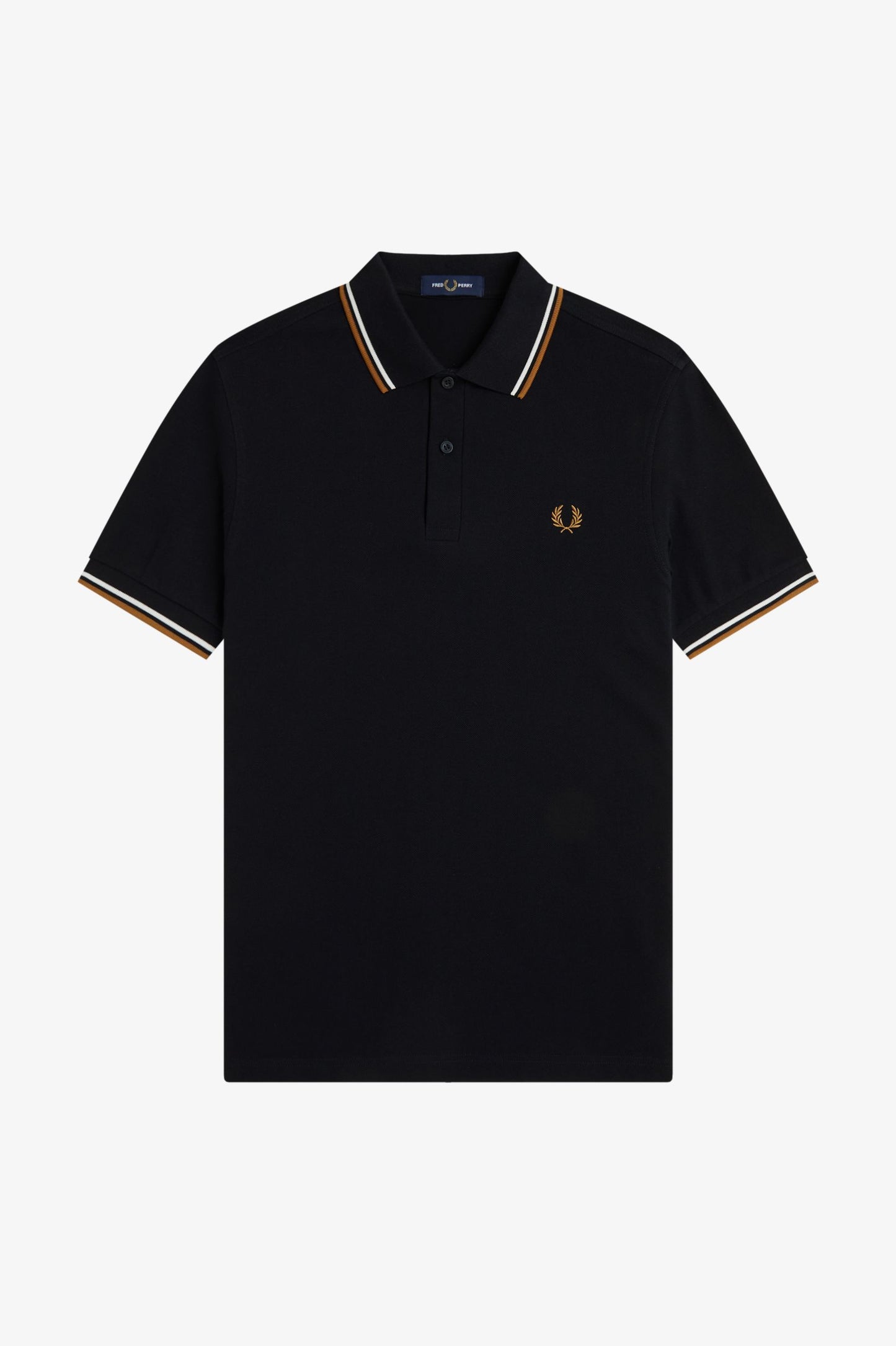 Fred Perry - TWIN TIPPED FRED PERRY SHIRT - Black