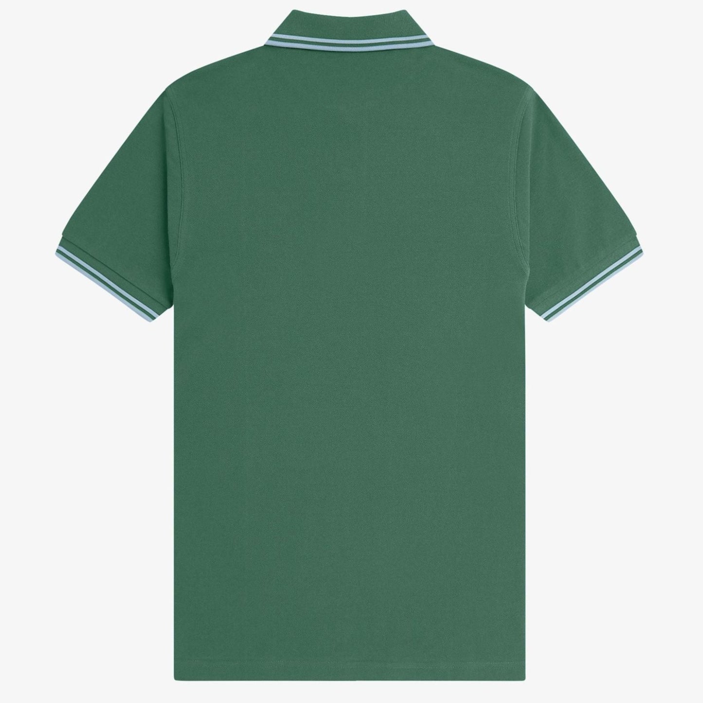 Fred Perry - TWIN TIPPED FRED PERRY SHIRT - Sport Green/Track Blue/Track Blue