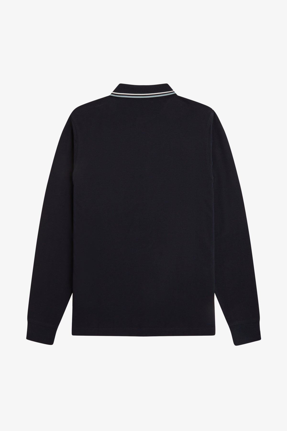 Fred Perry - LS TWIN TIPPED POLO SHIRT - Navy/Ecru/Silverblue