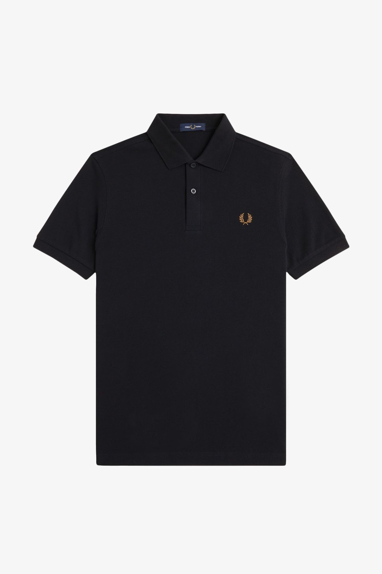 Fred Perry - PLAIN FRED PERRY SHIRT - Black/Dark Caramel