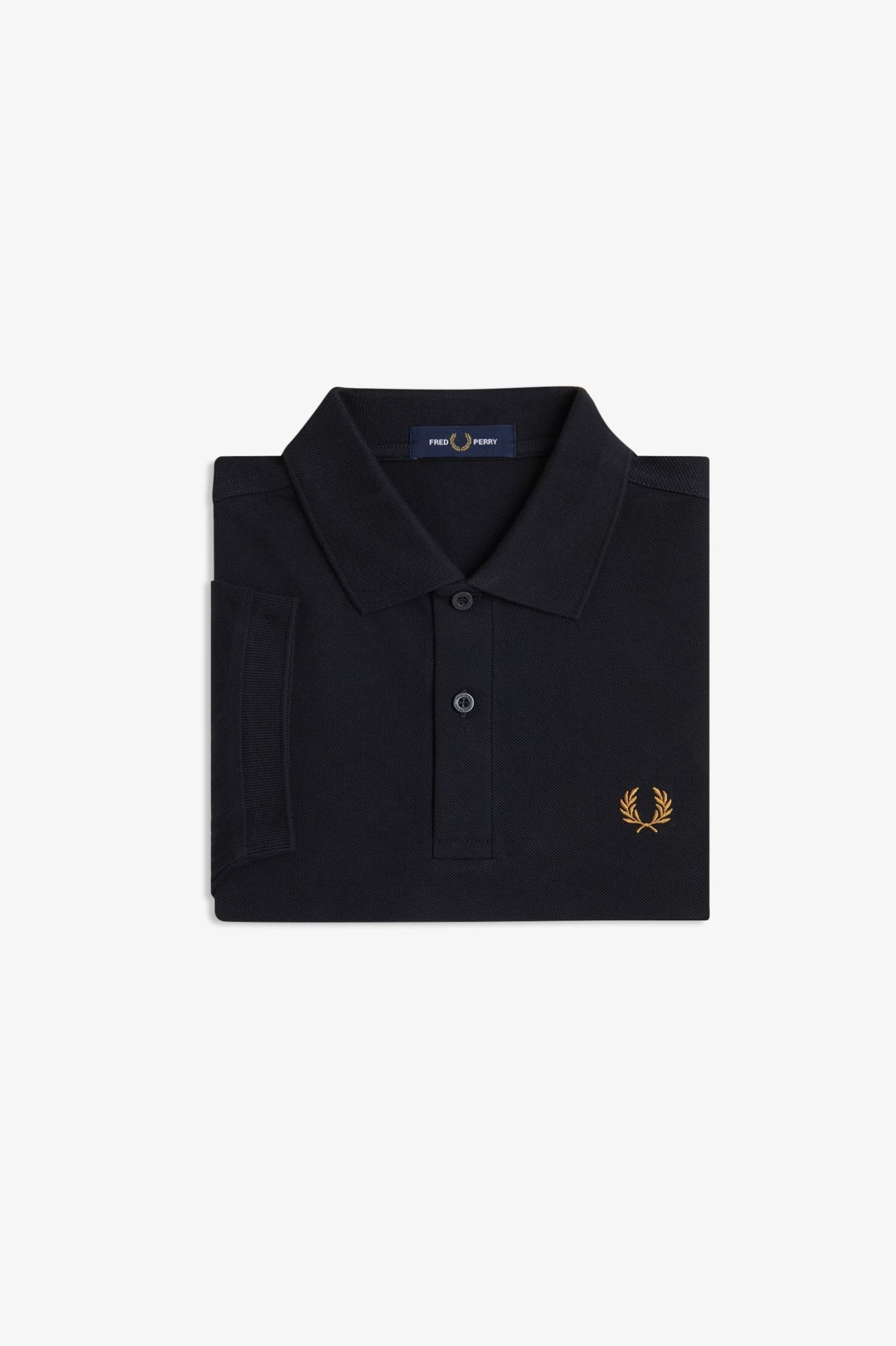 Fred Perry - PLAIN FRED PERRY SHIRT - Black/Dark Caramel