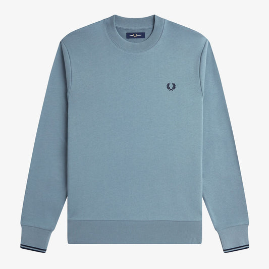 Fred Perry - CREW NECK SWEATSHIRT - Stockportblue/Navy