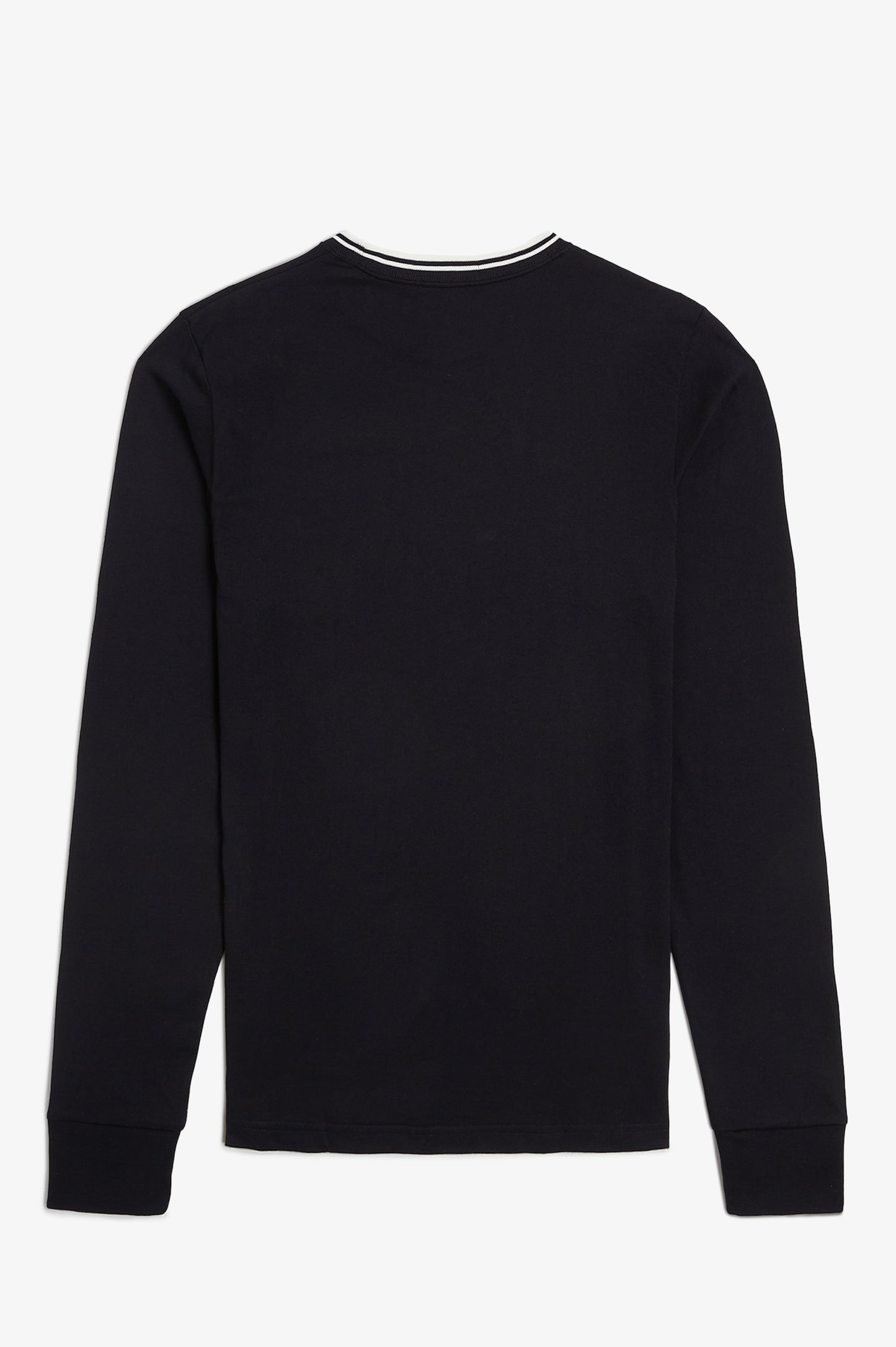 Fred Perry - LS TWIN TIPPED T-SHIRT - Black