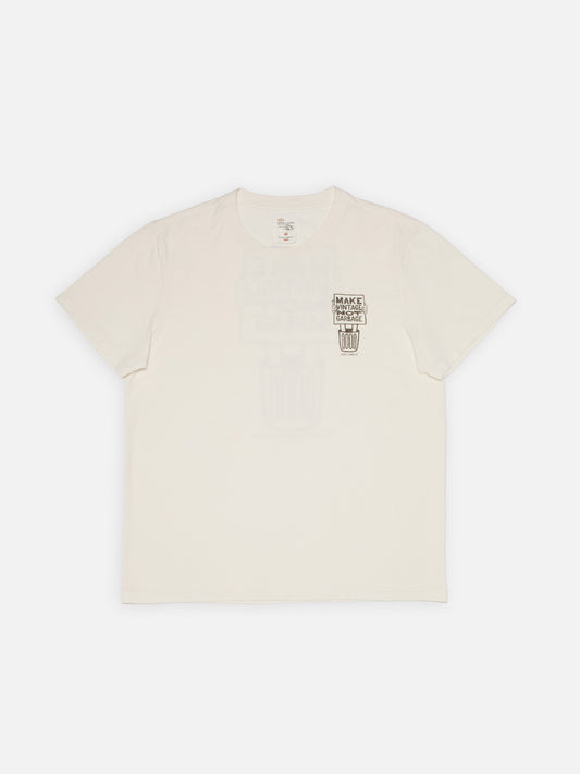 Nudie Jeans - ROY GARBAGE - chalk white