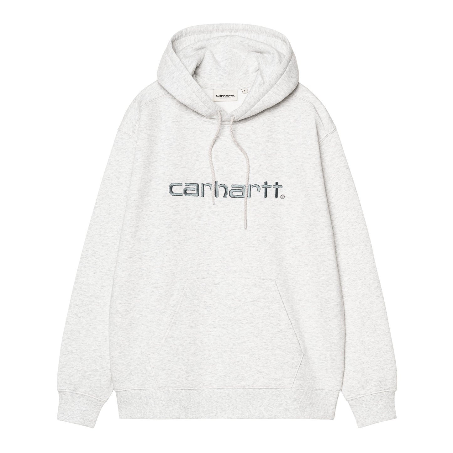 Carhartt - W' HOODED SWEATERSHIRT - Ash Heather/Citadel