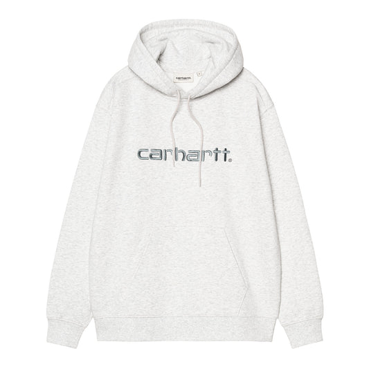 Carhartt - W' HOODED SWEATERSHIRT - Ash Heather/Citadel