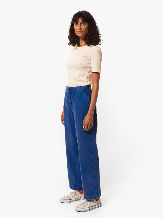 Wendy Herringbone Denim Pants Blue 114559B20-07