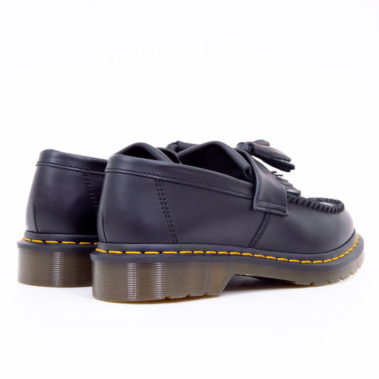 adrian loafer - black smooth - back
