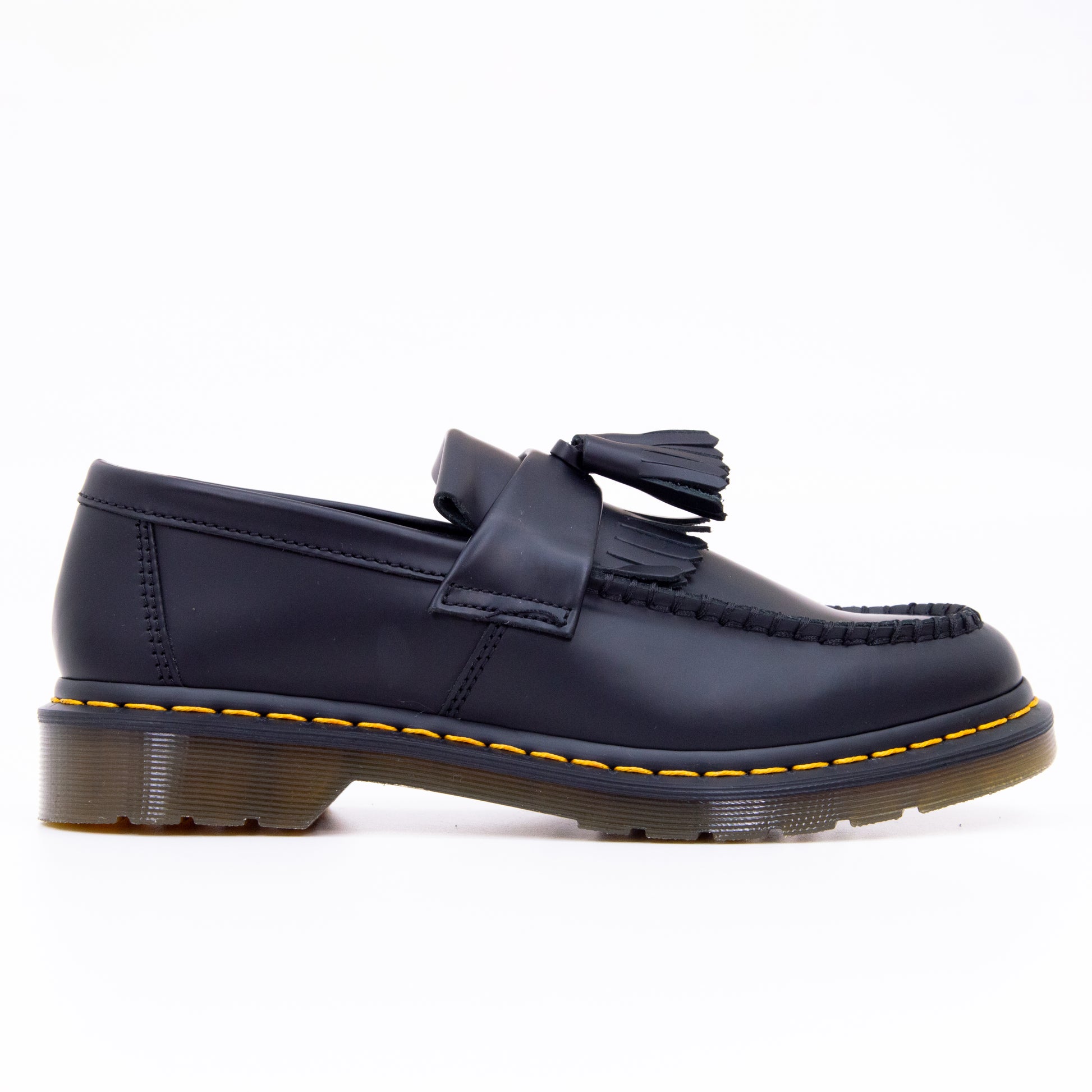 adrian loafer - black smooth - outside