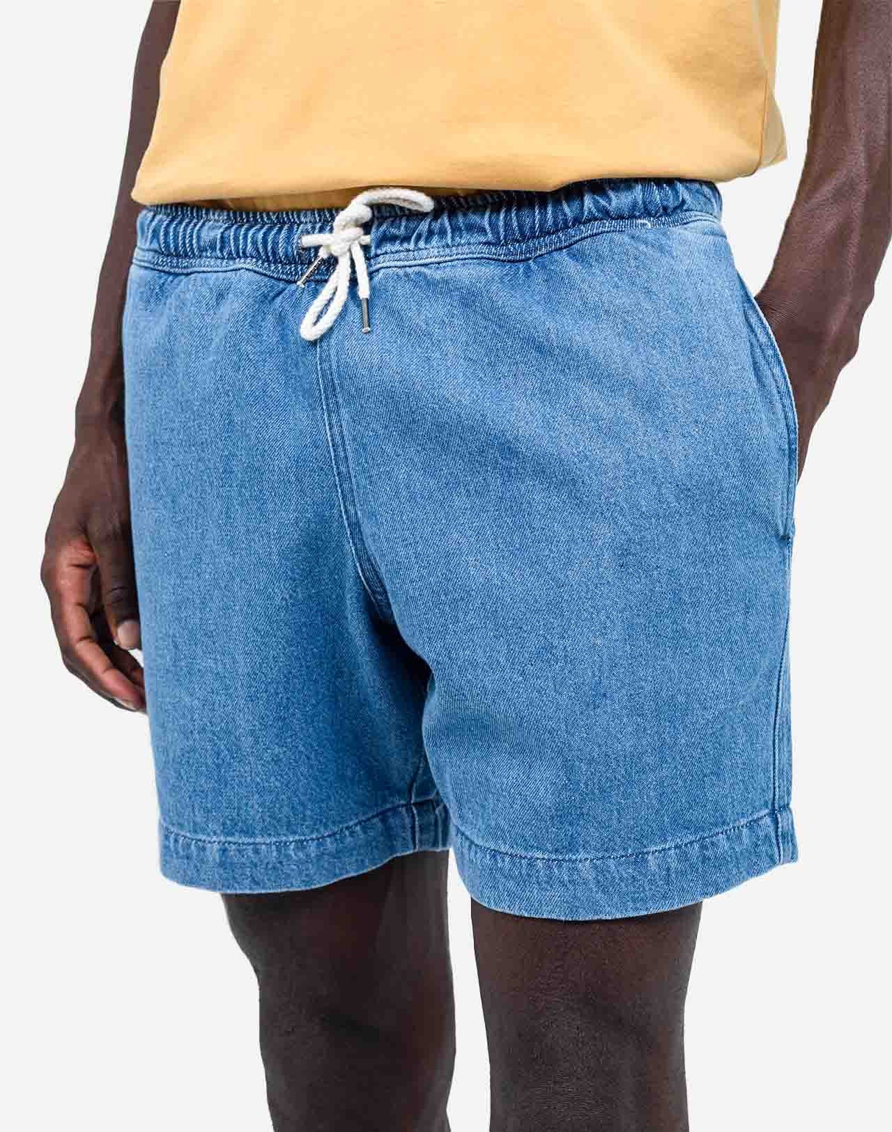 OLOW - BODHI SHORT - Denim Clair