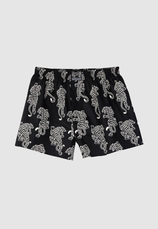 Lousy Livin - BRODERSON TIGER BOXER - Black
