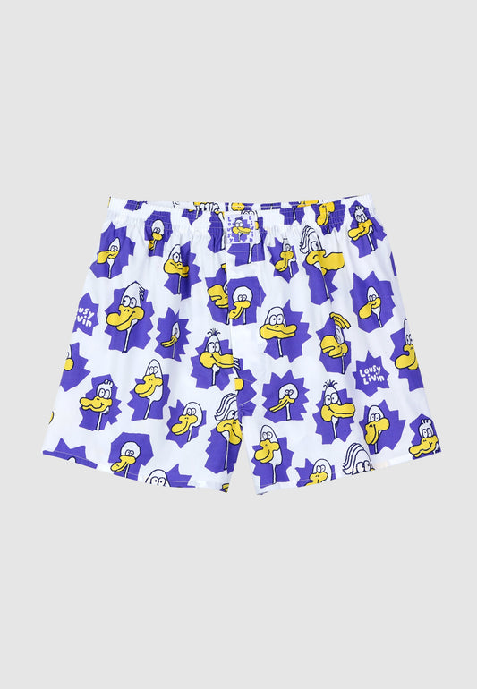 Lousy Livin - DUCKS BOXER - White