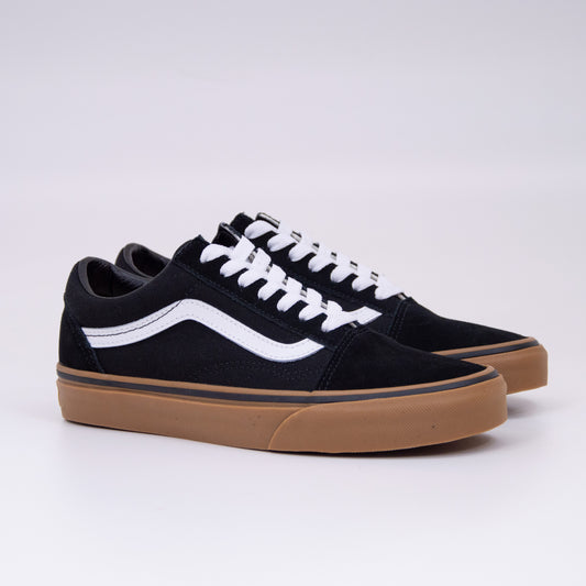 old skool gumsole - black medium gum