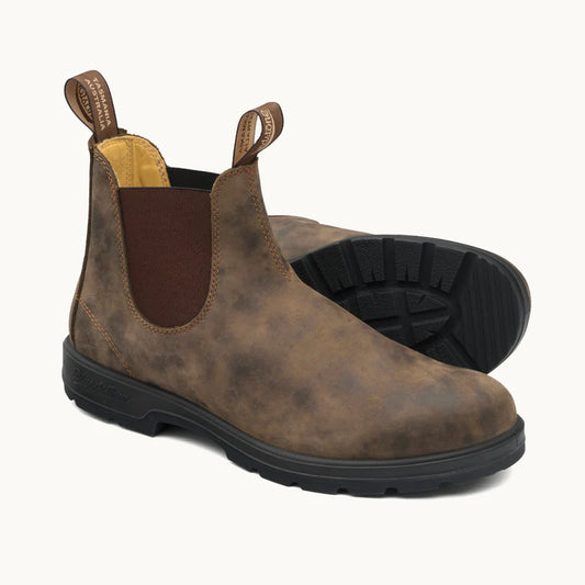 Blundstone - 585 Elastic Sided Boot Lined - Rustic Brown